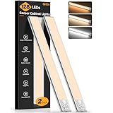 Gritin Luz de Armario Recargable, 37.5CM Superbrillantes Luces Cocina,