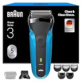 Braun Series 3 Afeitadora Eléctrica Hombre, 310BT, Azul - Máquina de Afeitar