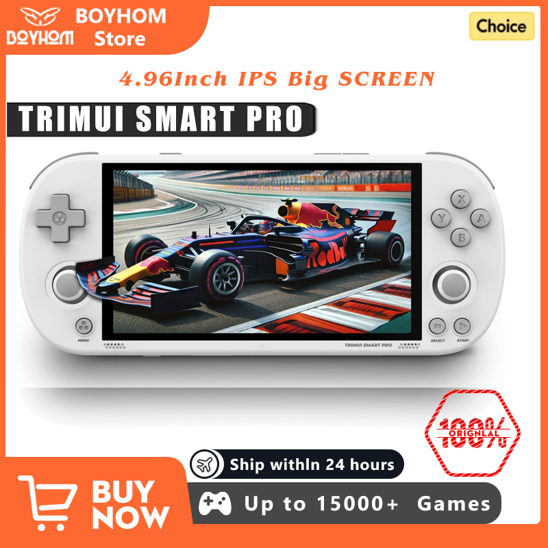 Trimui Smart Pro consola de juegos portátil pantalla IPS de 4,96 pulgadas sistema Linux