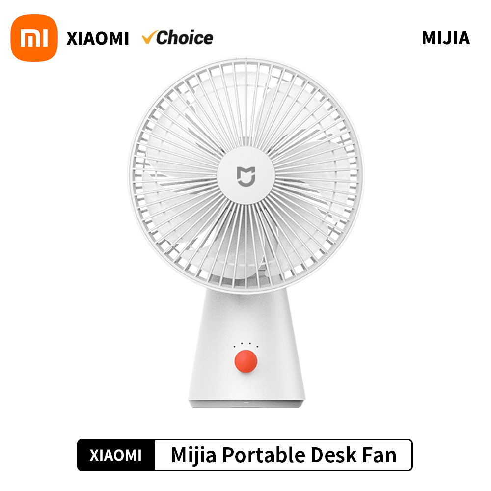 XIAOMI Mijia-ventilador portátil, miniventilador eléctrico recargable por USB de mano