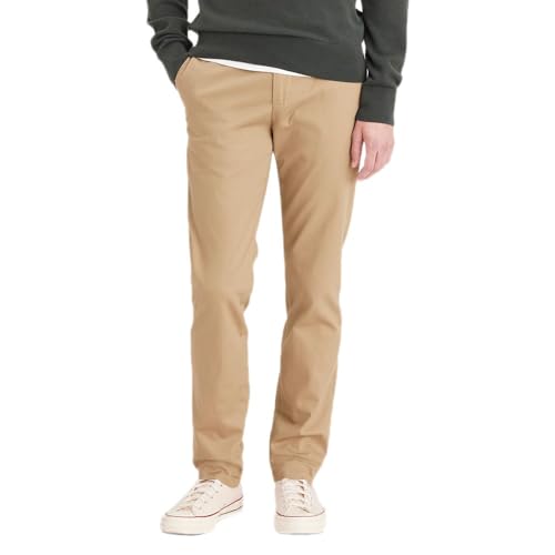 Dockers Signature Khaki Slim Fit Pants, Chino para Hombre, Beige (British Khaki)