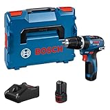 Bosch Professional 12V System taladro con percusión a batería GSB 12V-35, 2 baterías 3.0Ah