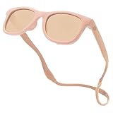 BABY SUNNIES Gafas de sol para bebé con correa, irrompibles y flexibles, para bebés de 0 a 24 meses