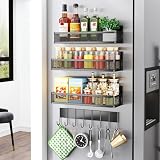 Miyawell Estante magnético para especias para refrigerador