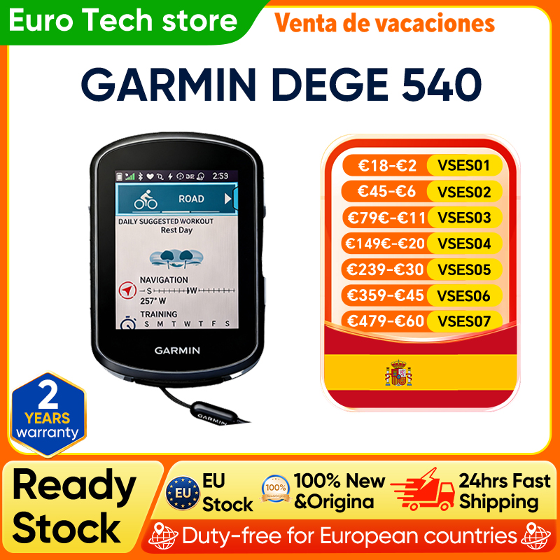 Computadora para ciclismo Garmin EDGE 540 GPS con entrenamiento adaptativo