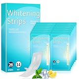 28 Unidades Tiras Blanqueadoras De Dientes, Teeth Whitening Strips, Reduce Eficazmente La