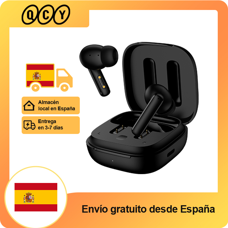 Auriculares inalámbricos QCY T13 ANC, Bluetooth 5,3, TWS, cancelación de ruido, 4 micrófonos, ENC