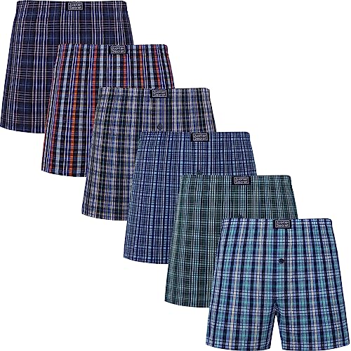 JupiterSecret Calzoncillos Boxer Hombre Algodón 100% Pack de 6