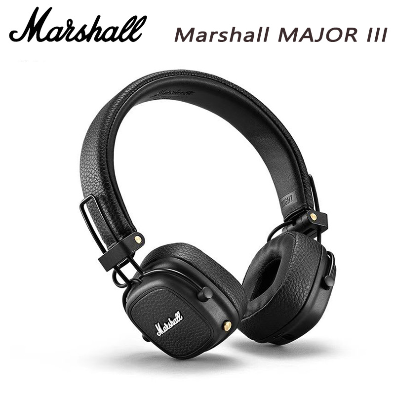 Auriculares Inalámbricos Bluetooth Marshall MAJOR III, Auriculares con Bajos Profundos, Plegables