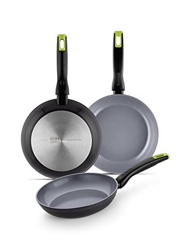 Monix Eco Nature | Set de sartenes 18-22-26 cm