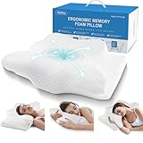 Almohada Cervicales y Cuello, Almohada Cervical de Espuma Viscoelastica, Almohadas Antironquidos