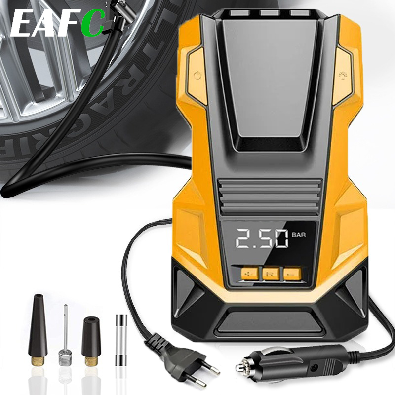 EAFC Inflador de neumáticos de coche compresor de aire portátil 150PSI