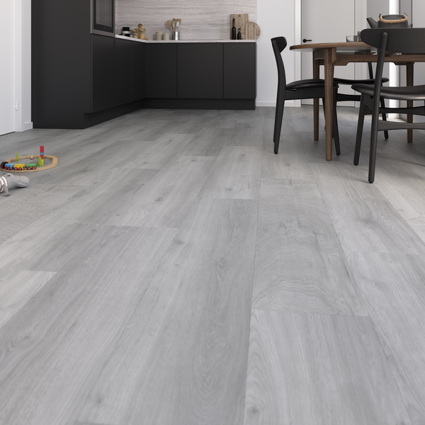 Suelo Laminado Roble Gris 8Mm Ac4 Roccapina