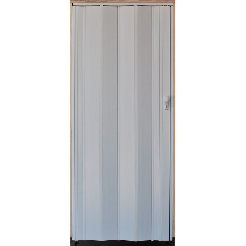 Puerta De Interior Plegable De Pvc Imitacion Madera Blanca