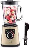 Moulinex Perfect Mix, Batidora de vaso 1200 W, Cuchillas Powelix de alta eficiencia, Capacidad 2