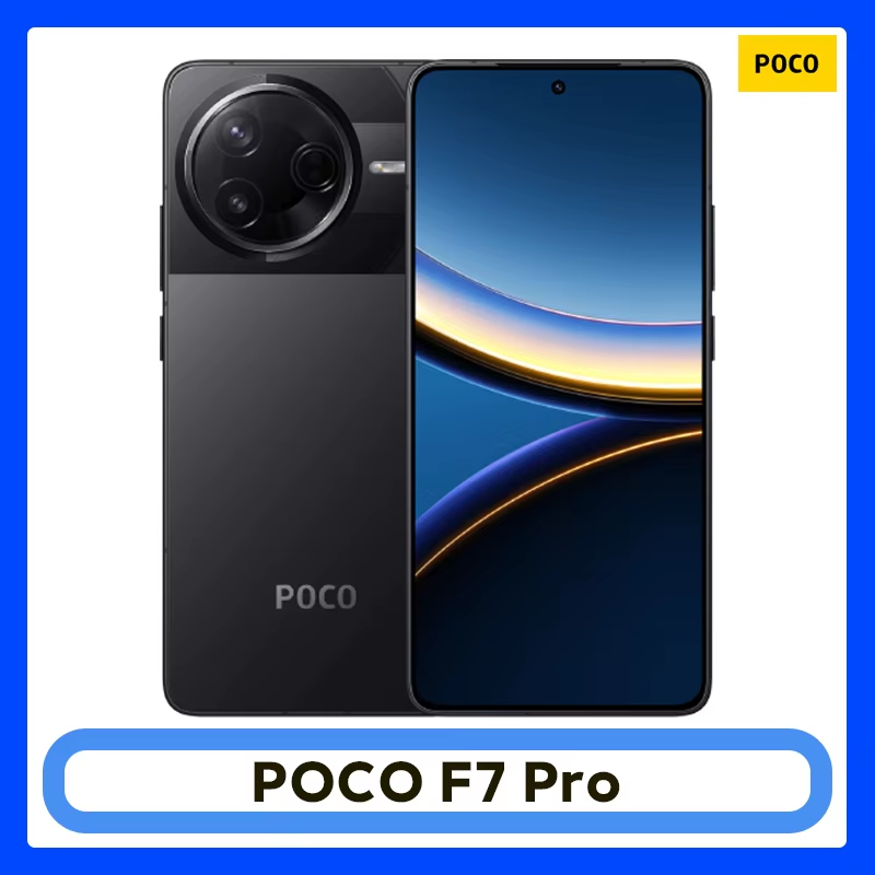 POCO F7 Pro con Snapdragon 8 Gen 3, Pantalla 6.67'' y 120Hz, Cámara 50MP, Batería 6000mAh, 90W, IP68
