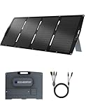 ECO-WORTHY Panel Solar Portatil 200W, XT60, Soporte una