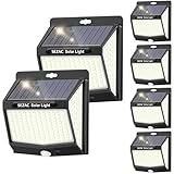 SEZAC Luz Solar Exterior [6 Paquete/3 Modes] 270°