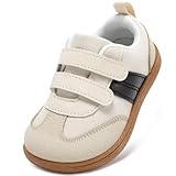 STQ KIDS Barefoot Niños Zapatillas Bebe Primeros Pasos Niña Beige 23 EU