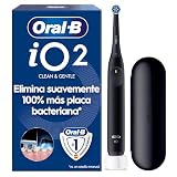 Oral-B iO 2 Cepillo de Dientes Eléctrico con 1 Cabezal, Negro Noche | Cepillo Dental Suave con