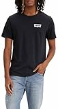 Levi's Graphic Crewneck tee Camiseta, Color BW Caviar, para Hombre
