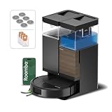 iRobot Roomba Plus 576 Combo y Base AutoWash multifunción, 25KPa, Mopas DualClean PerfectEdge