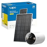 Tapo C410 Kit - Cámara de Vigilancia WiFi Exterior, Panel Solar, 2K 3MP, IA
