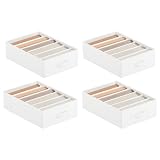 SONGMICS Juego de 4 Organizadores de Cajón