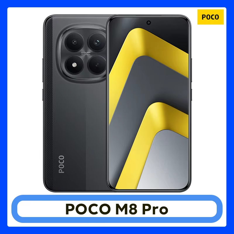 POCO M8 Pro 5G Snapdragon 7s Gen 4 Pantalla AMOLED de 6,83" Cámara 50 MP Batería 6500 mAh