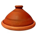 ORIGINAL Tajine marroquí en terracota tuareg Ø 30cm para 4-5 personas