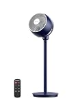 Ventilador de pie silencioso de 25 dB AIRMATE, caudal de 1.600 m³/h, oscilación, mando a distancia