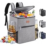 Lifewit Mochila Nevera 24L (30 Latas), Mochila Nevera Portatil Isotermica, Porta Alimentos