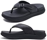 Chanclas Cuero Hombre Recuperación Sandalias para caminar Ortopedicas