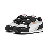 PUMA Cabana Racer Sl 20 V Inf, Zapatillas Unisex niños, Ash Gray Puma White Puma Black, 27 EU