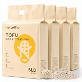 FUKUMARU Arena de Tofu para Gatos 10.8kg - Arena aglomerante para Gatos, Mezcla de pellets de maíz