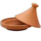 Cacerola de barro – Tajín marroquí de 30 cm de diámetro para cocinar para 3 – 4 personas