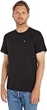 Tommy Jeans Camiseta de manga corta TJM Original Slim Fit, Negro (Tommy Black)