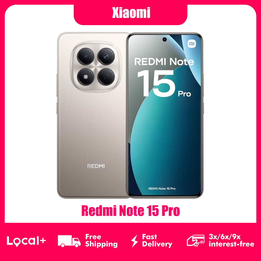 Xiaomi Redmi Note 15 Pro 4G NFC Cámara de 200MP Batería de 6500mAh Pantalla AMOLED de 6.77"