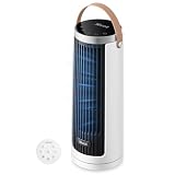 Ventilador de torre Levoit Windi Mini LTF-F132  con motor DC, 5 velocidades, 90° oscilación y mando