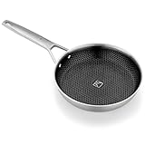 BRA Hybrid Cell | Sartén 26 cm, Acero Inoxidable con Antiadherente Cerámico, sin PFAS