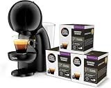 KRUPS Dolce Gusto Piccolo XS, Cafetera Cápsulas + Café, Negra