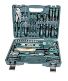 Mannesmann, Werkzeuge 87 piezas, maletín de herramientas, Verde, 1 pieza, m29084