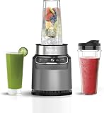 Ninja Batidora con Auto-iQ, mezcla en taza, controles de un solo toque, hacer batidos