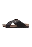 Panama Jack Sandalias para hombre Salman Peeptoe, Marron C17