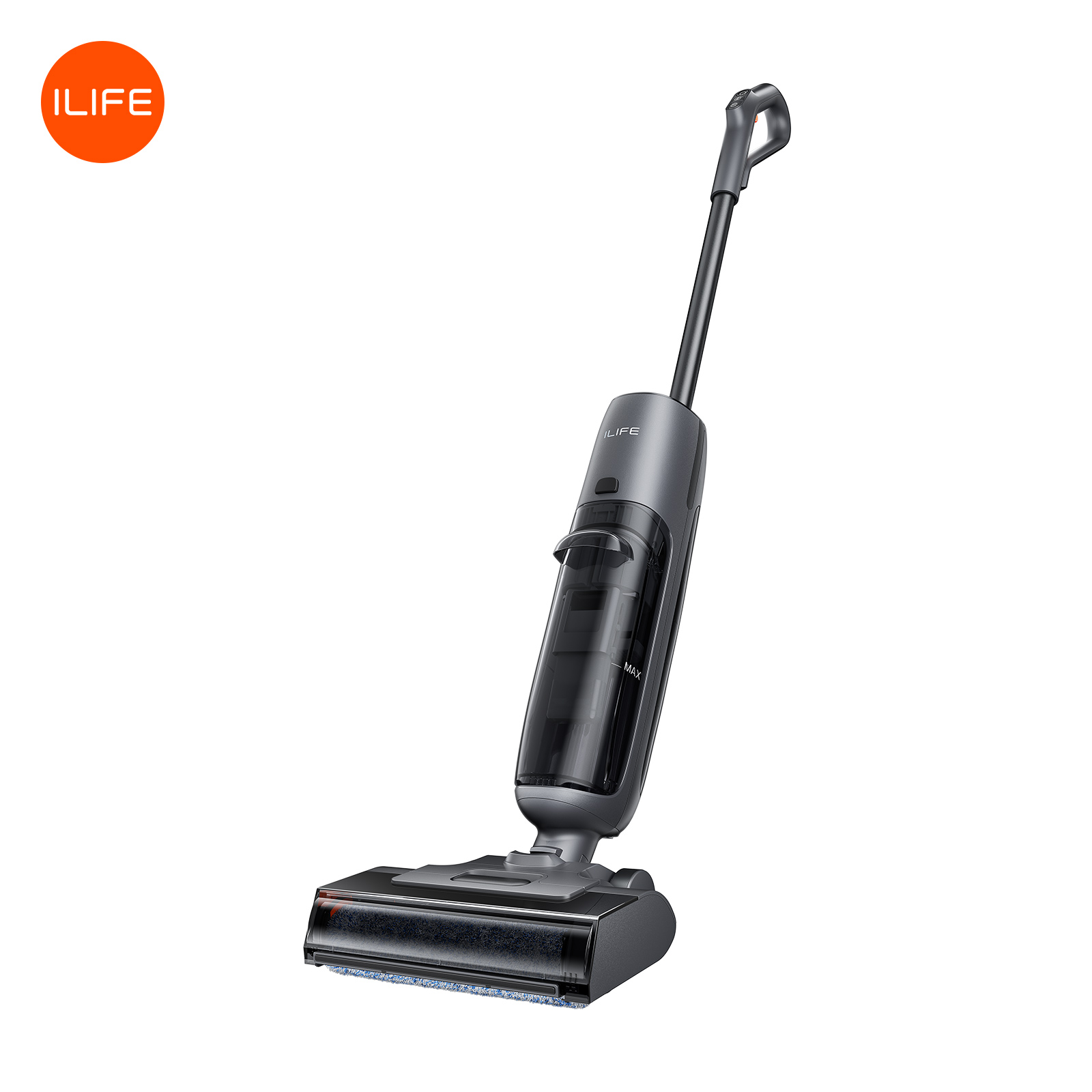Aspiradora Inalámbrica ILIFE W90 Pro con Función de Mopa Húmeda y Seca, Succión de 7000 Pa, W90