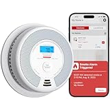 X-Sense Detector Inteligente de Humo y Monóxido de Carbono Wi-Fi con Batería Reemplazable, Compatibl