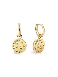 Singularu Bling pendientes aro colgante