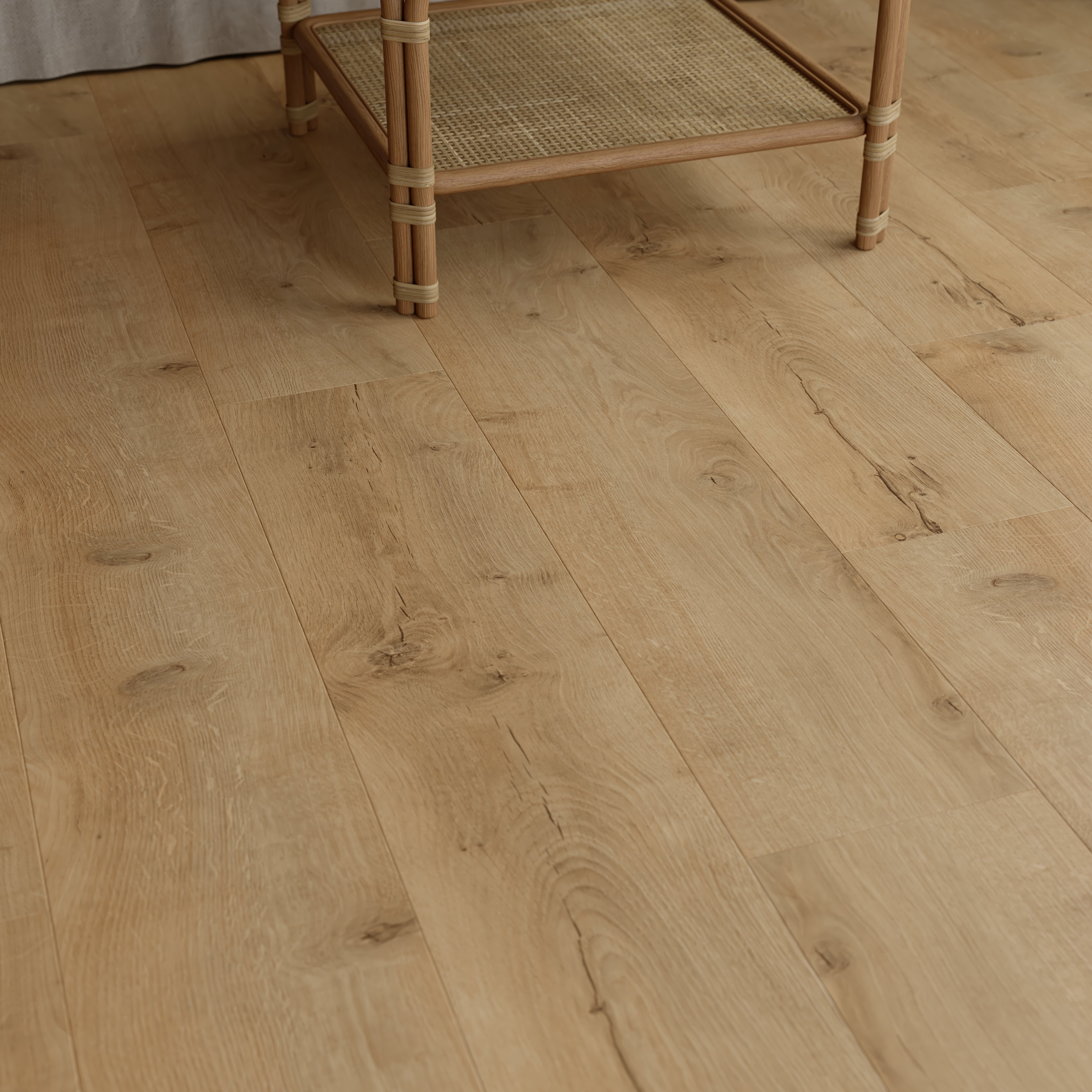 Suelo Laminado Roble Resistente Al Agua 8Mm Ac4 Feiticeira