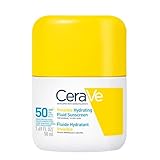 CeraVe, Fluido Protector Invisible Hidratante SPF50, UVB + UVA, 50 ml