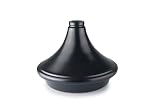 IBILI - Tajine Natural Negro 28 cm - Barro Natural Esmaltado